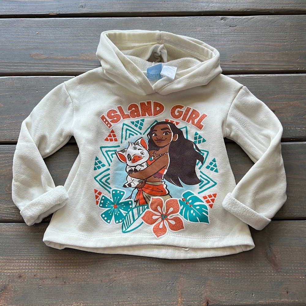 Moana toddler girl hoodie 2T